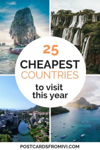 25 cheapest countries to visit in 2023