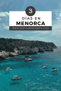 Qué ver en Menorca en 3 días