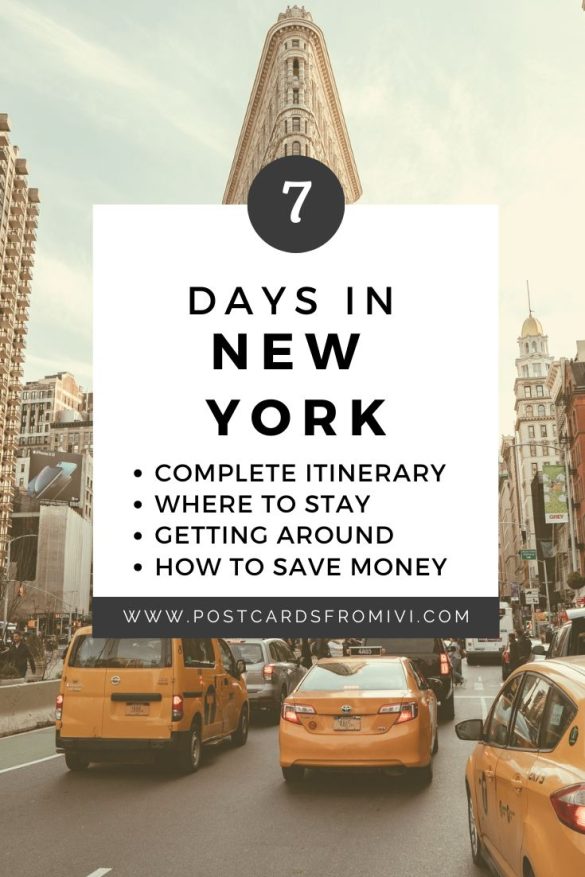 New York 7 day itinerary