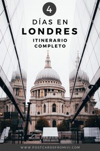 Qué hacer en Londres en 4 días, itinerario completo