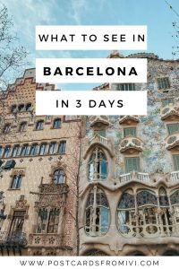  What to see in Barcelona in 3 days