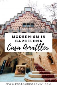 VISITING CASA AMATLLER IN BARCELONA