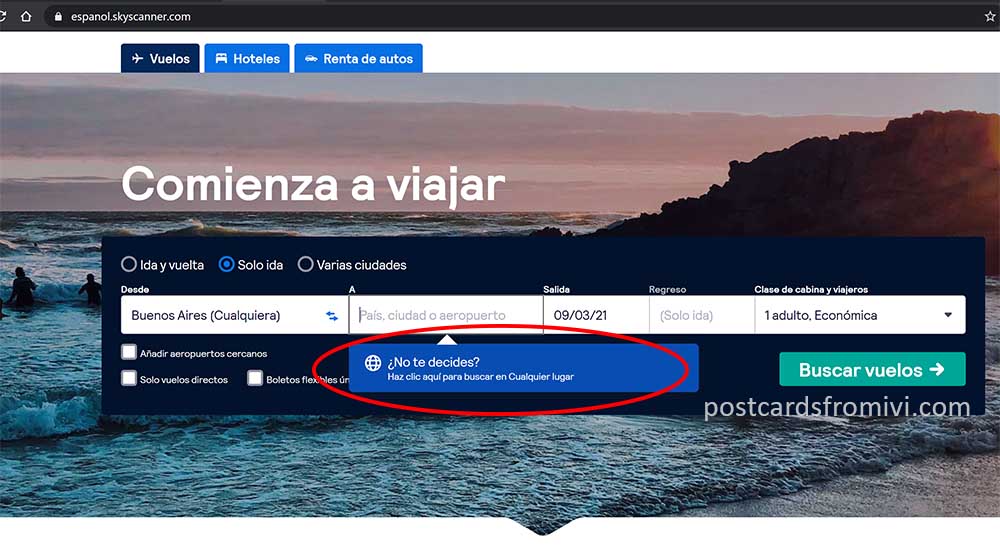 Cómo conseguir vuelos baratos en Skyscanner