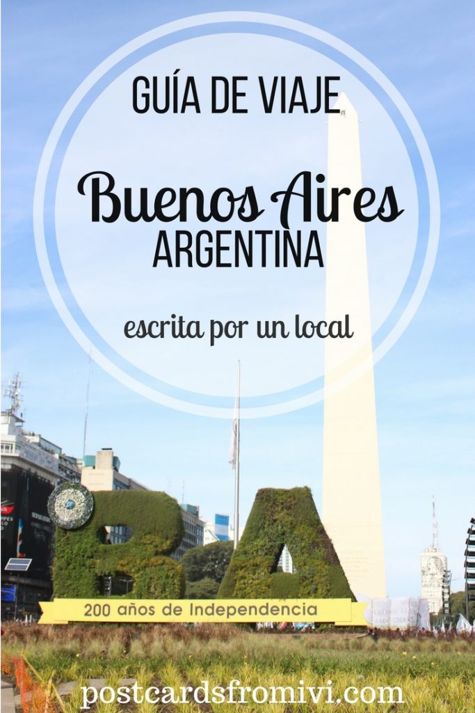 Guía para viajar a Buenos Aires - Recomendaciones de un local