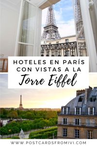 Hoteles con vistas a la Torre Eiffel en Paris