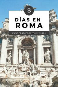 Qué hacer en Roma en 3 días