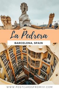 Visiting La Pedrera in Barcelona
