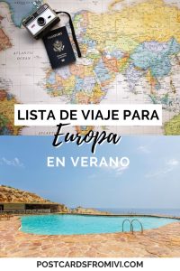 Qué ropa llevar a Europa en verano