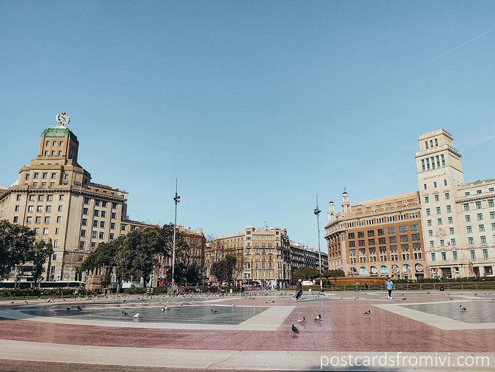  Plaza Cataluña - What to see in Barcelona in 3 days
