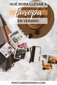 Qué ropa llevar a Europa en verano