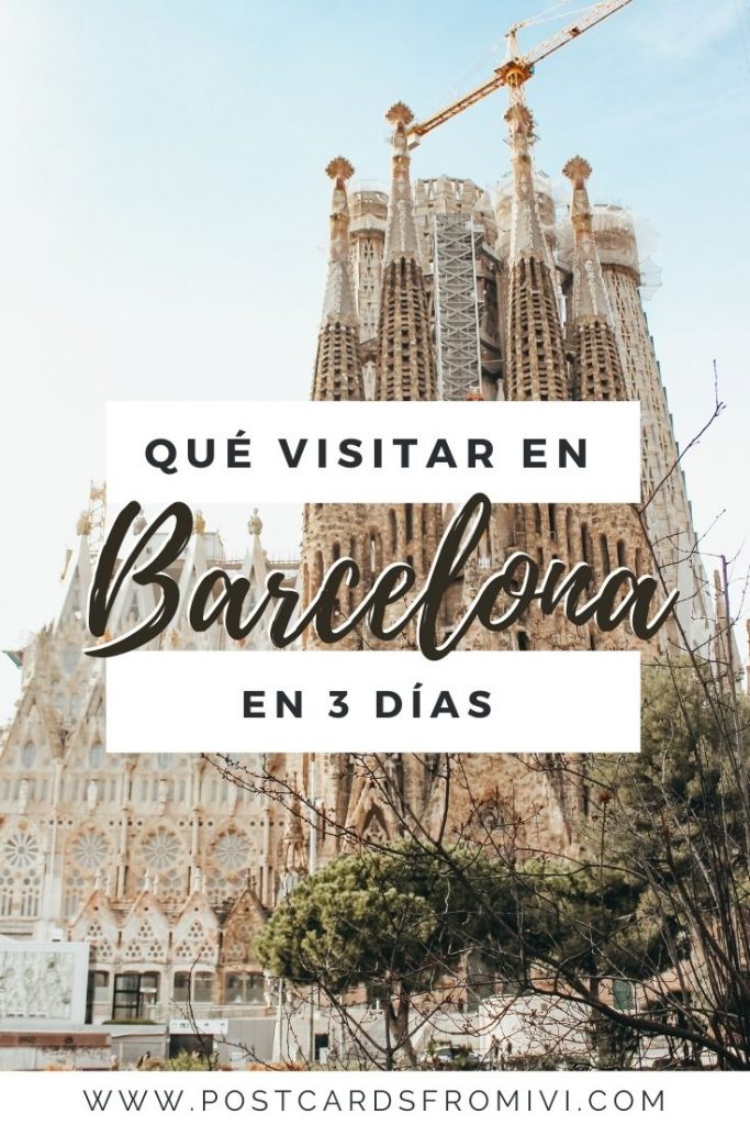 Qué hacer en Barcelona en 3 días, itinerario completo