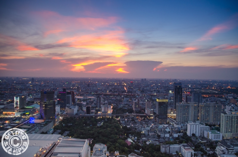 Red Sky Bangkok View