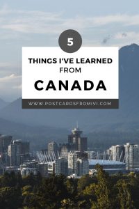5 things I've learned from living in Canada