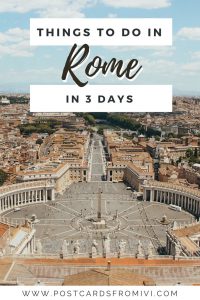 Rome in 3 days