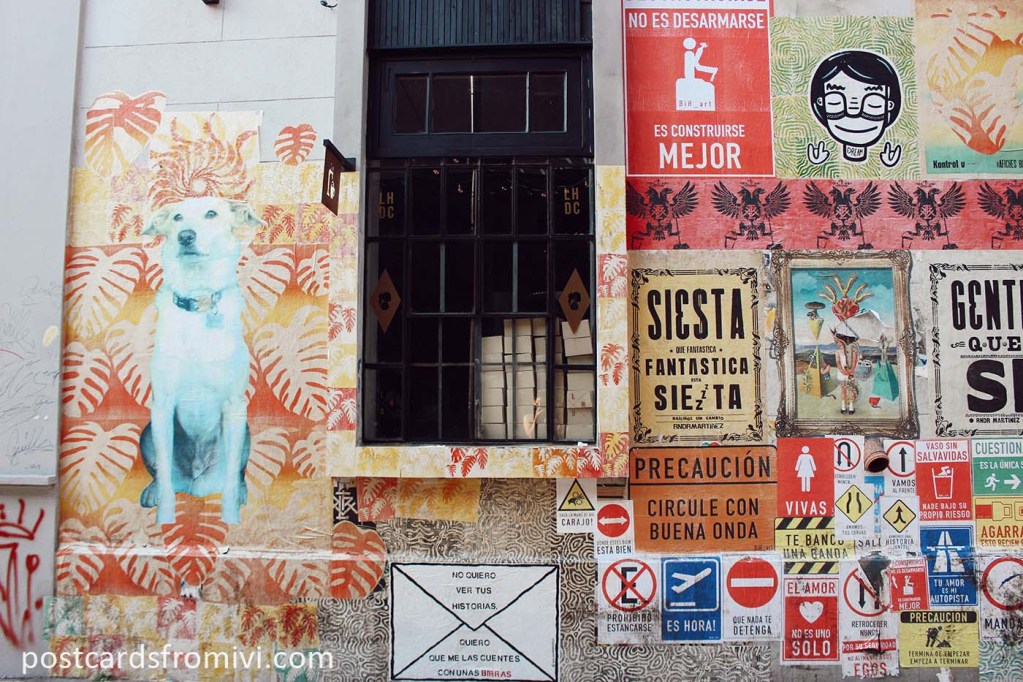 Collage wall in Palermo