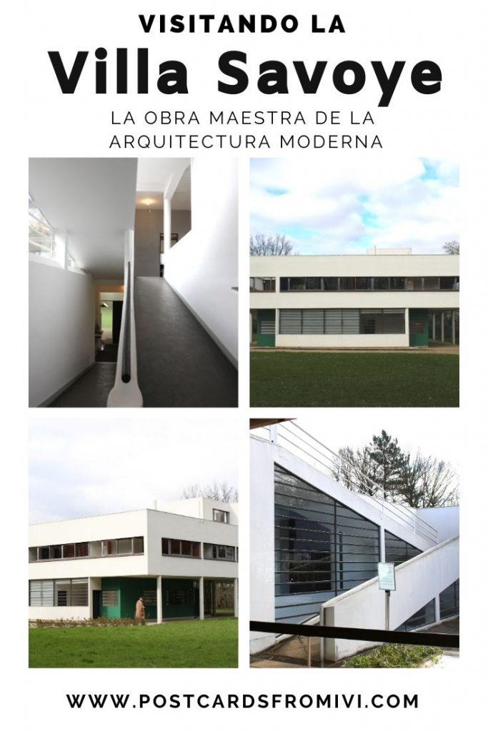 Visitando la Villa Savoye de Le Corbusier desde París