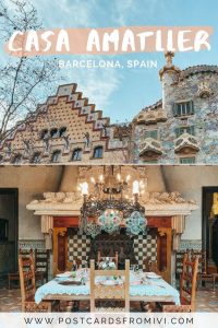 VISITING CASA AMATLLER IN BARCELONA
