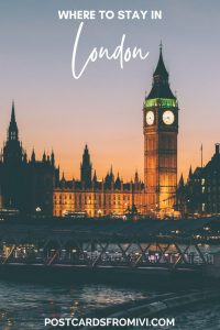 Where to stay in London