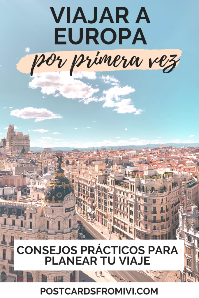 Tips para viajar a Europa por primera vez