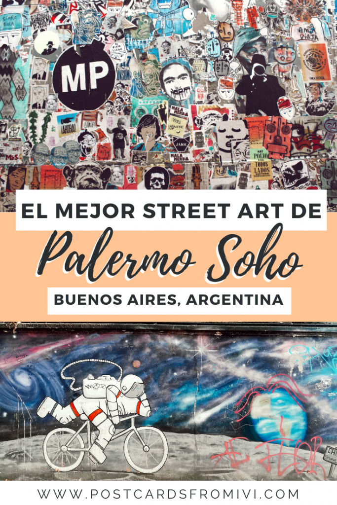 Los mejores murales de Palermo Soho con mapa