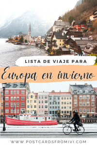 Qué ropa llevar a Europa en invierno