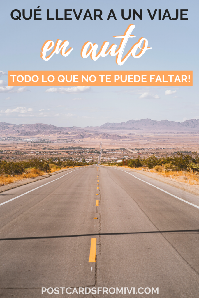 Qué llevar en un viaje en auto, todo lo que no te puede faltar