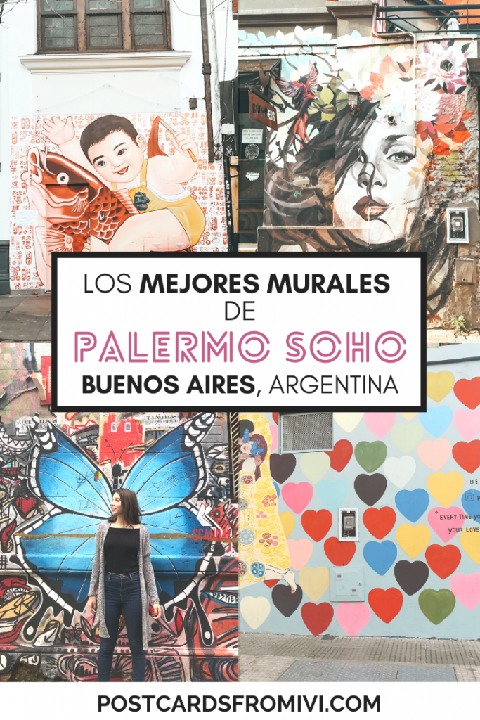 Los mejores murales de Palermo Soho con mapa