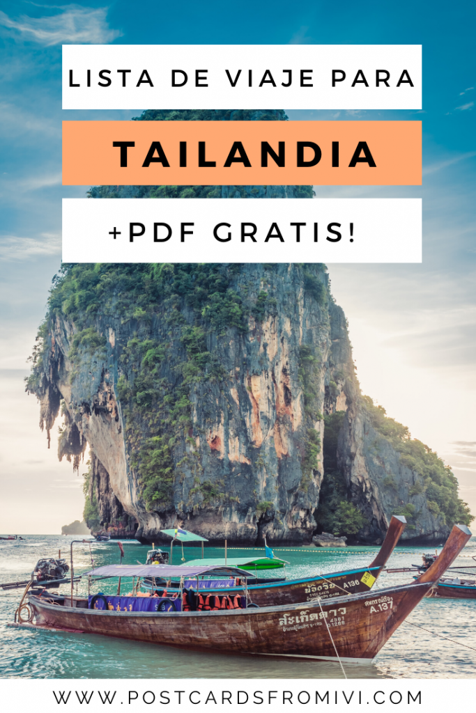 Qué ropa llevar a Tailandia con lista para descargar