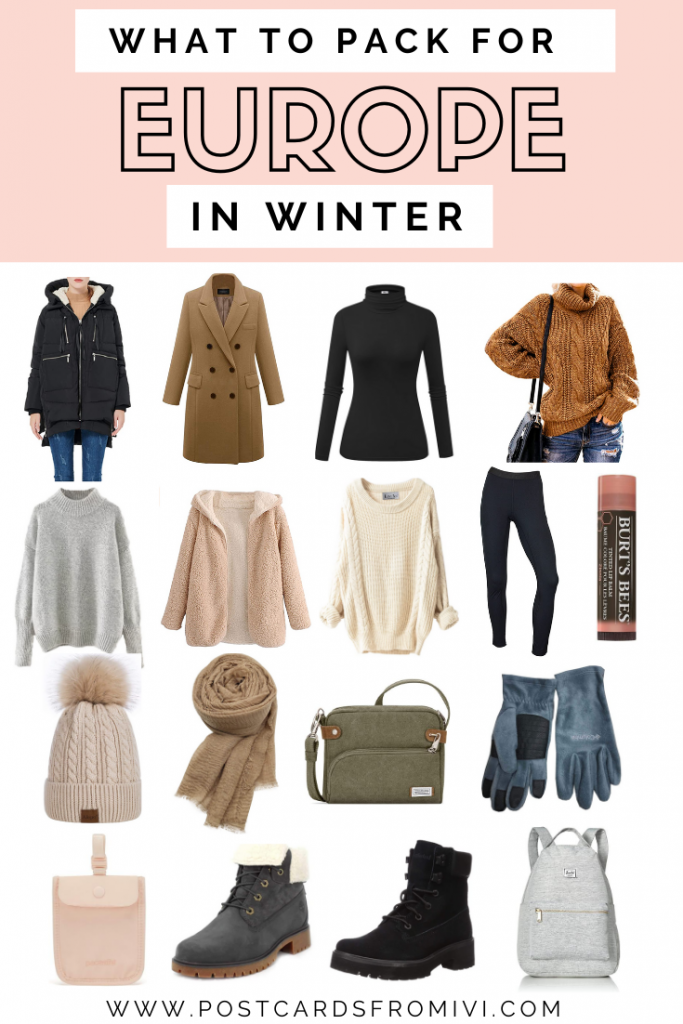 Winter packing list for europe: essentials for Europe in winter