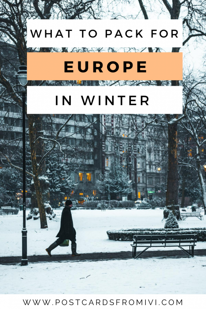 Winter packing list for europe: essentials for Europe in winter